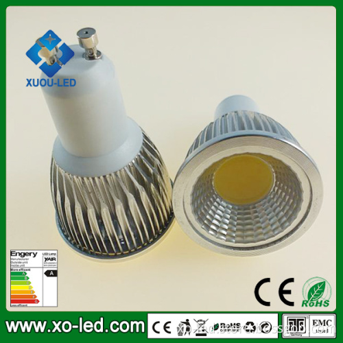 300mA 3W E27/E14/GU10/MR16 Aluminum COB Bulb with Reflector